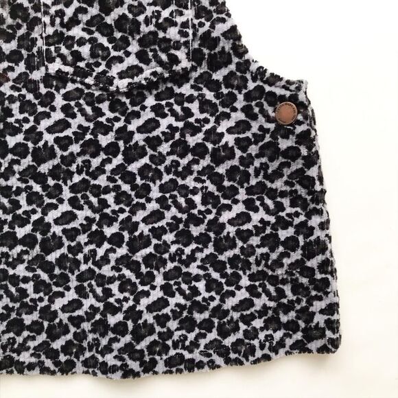 NEXT leopard print corduroy dress jumper EUC 12-18 months - Picture 4 of 6